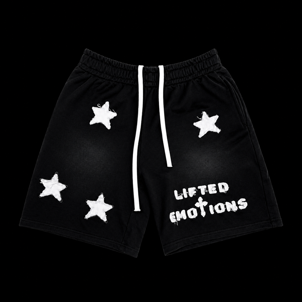 LIFTED EMOTIONS SHORTS (BLACK)