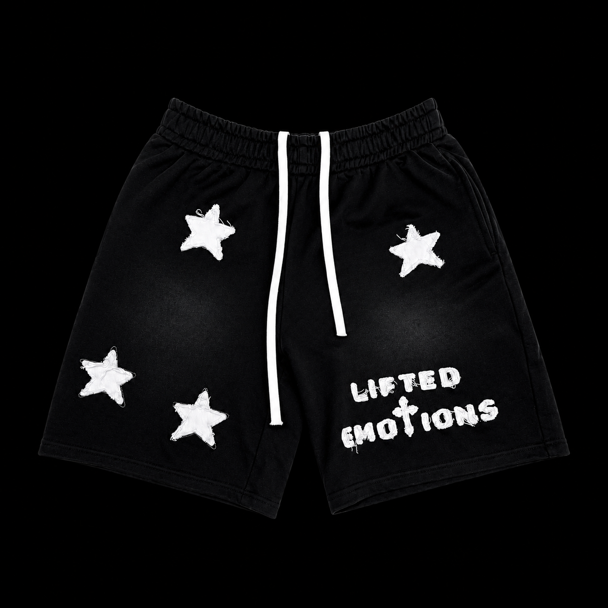 LIFTED EMOTIONS SHORTS (BLACK)