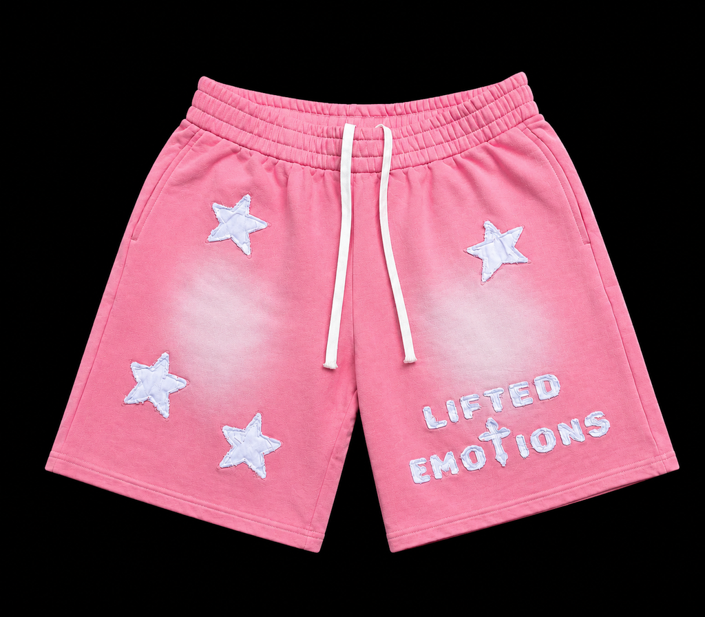 LIFTED EMOTIONS SHORTS (PINK)