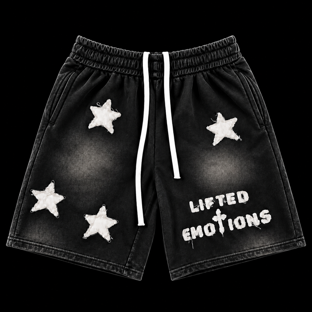 LIFTED EMOTIONS SHORTS (BLACK)