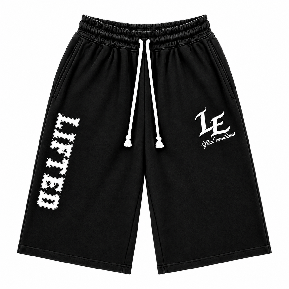 LIFTED EMOTIONS 3/4 SHORTS