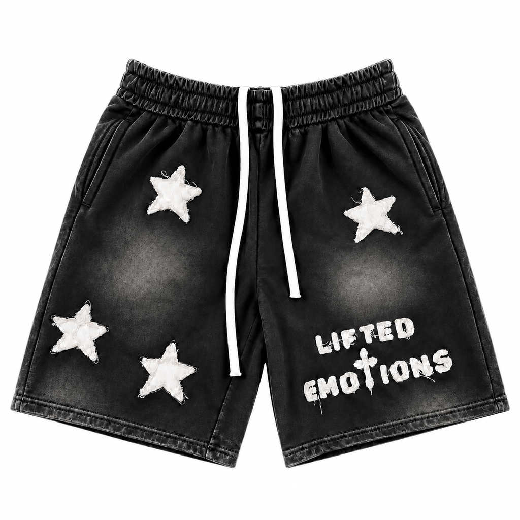 LIFTED EMOTIONS SHORTS (BLACK)