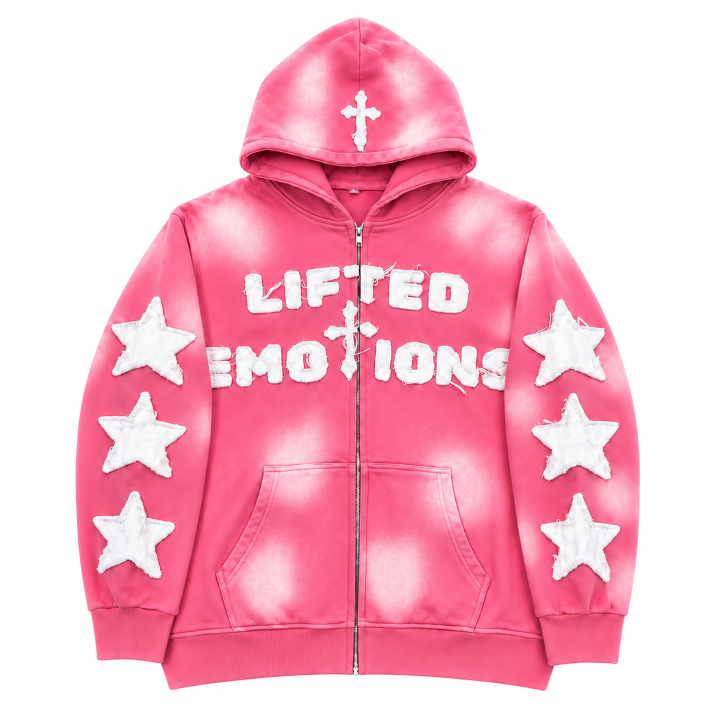 LIFTED EMOTIONS ZIP-UP (PINK)